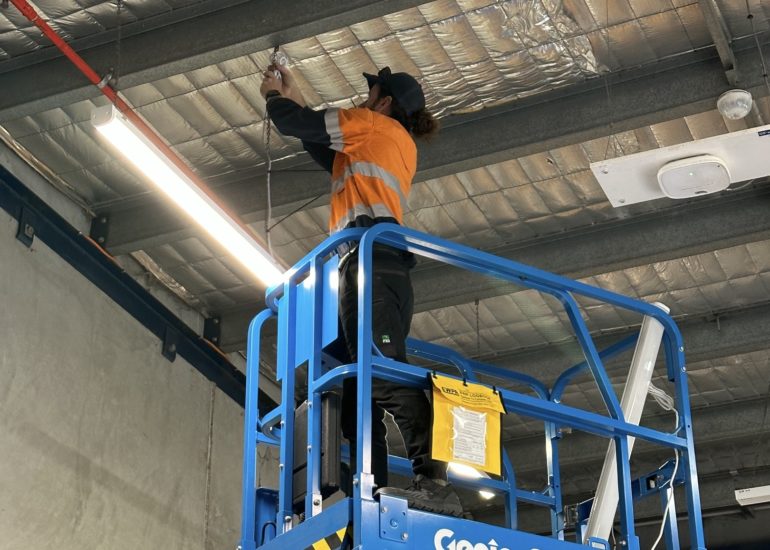 retail electrical fit out