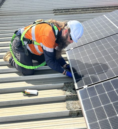 solar panel cleaning